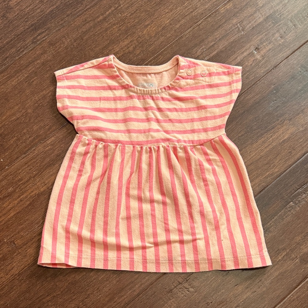 Garanimals Striped Pink and Cream Toddler Top